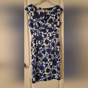 Anne klein floral womens dress size 8 casual